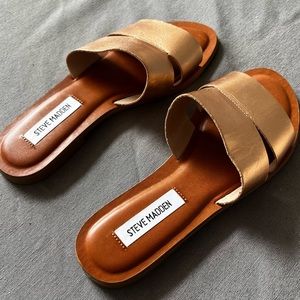 Gold Metallic Steve Madden Sandals